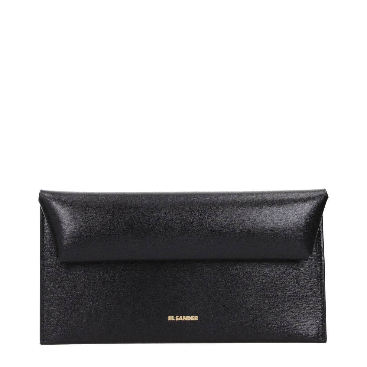 Jil Sander Black Leather Wallet