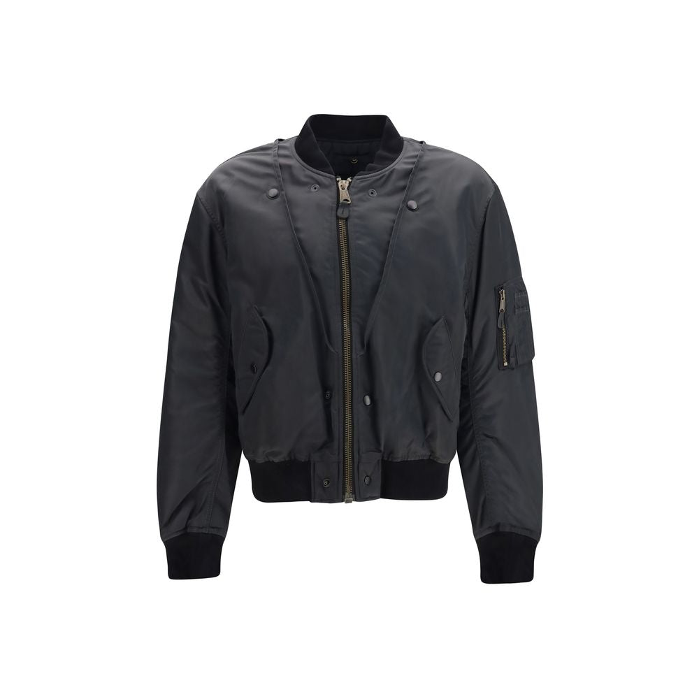 Maison Margiela Gray Polyamide Bomber