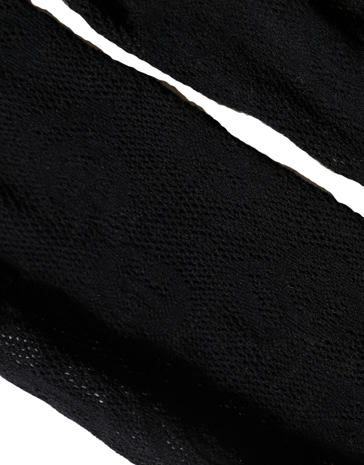 Dolce & Gabbana Black All Over Print Sheer Stretch Tights Socks