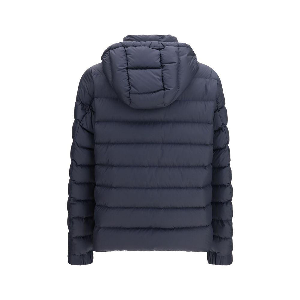 Moncler Blue Goose Down Full-Length Jacket