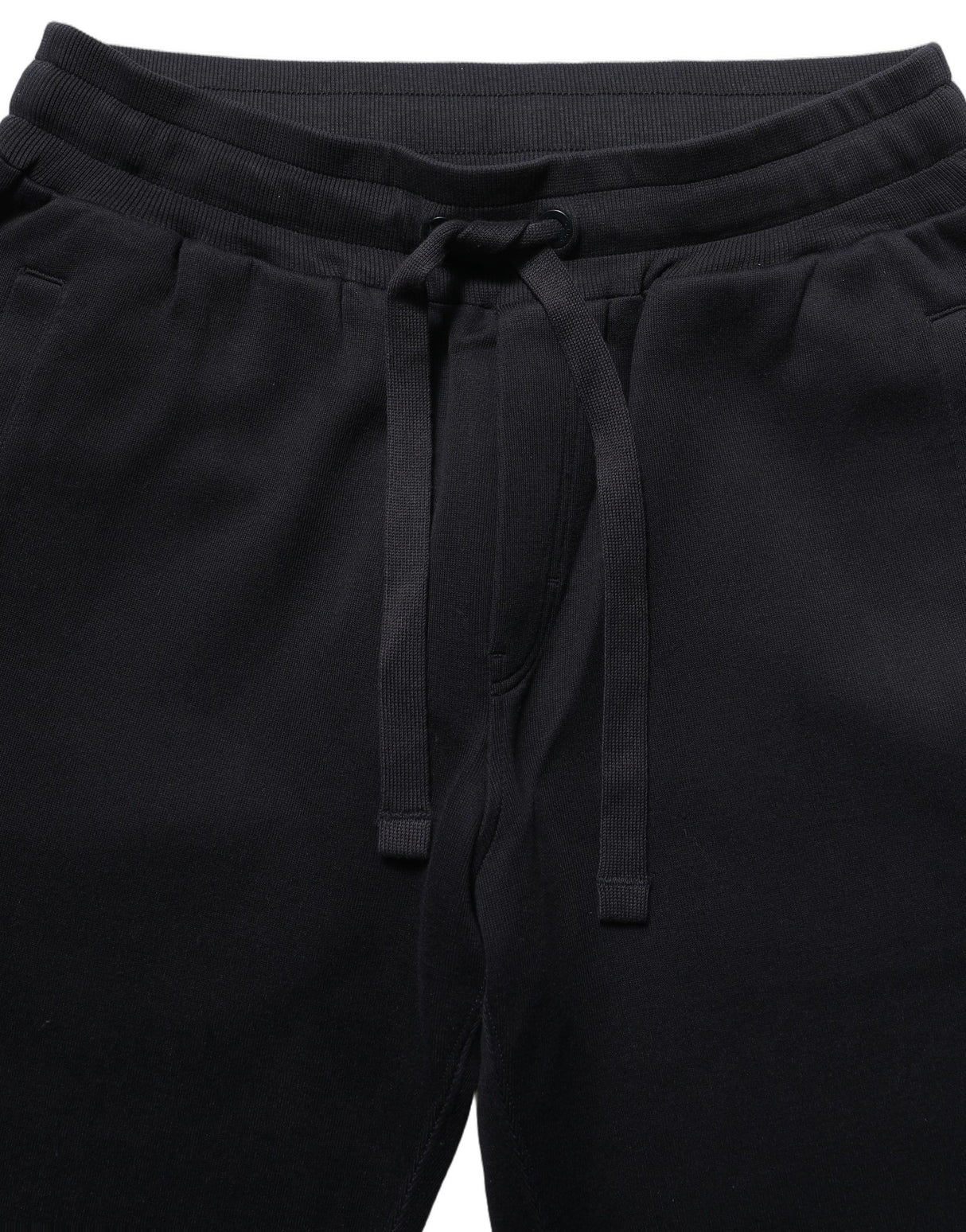 Dolce & Gabbana Blue Cotton Drawstring Jogger Trouser Pants