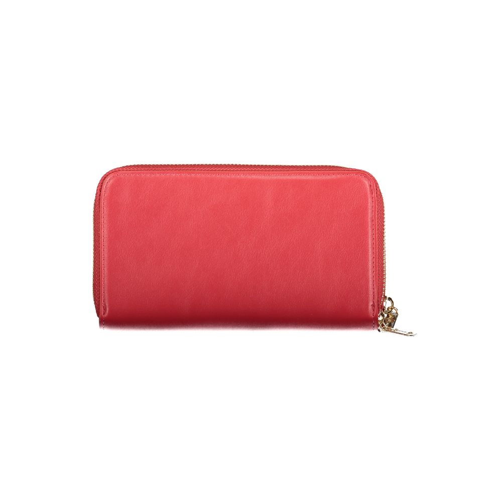 Mario Valentino Rosso Polyurethane Donna Wallet