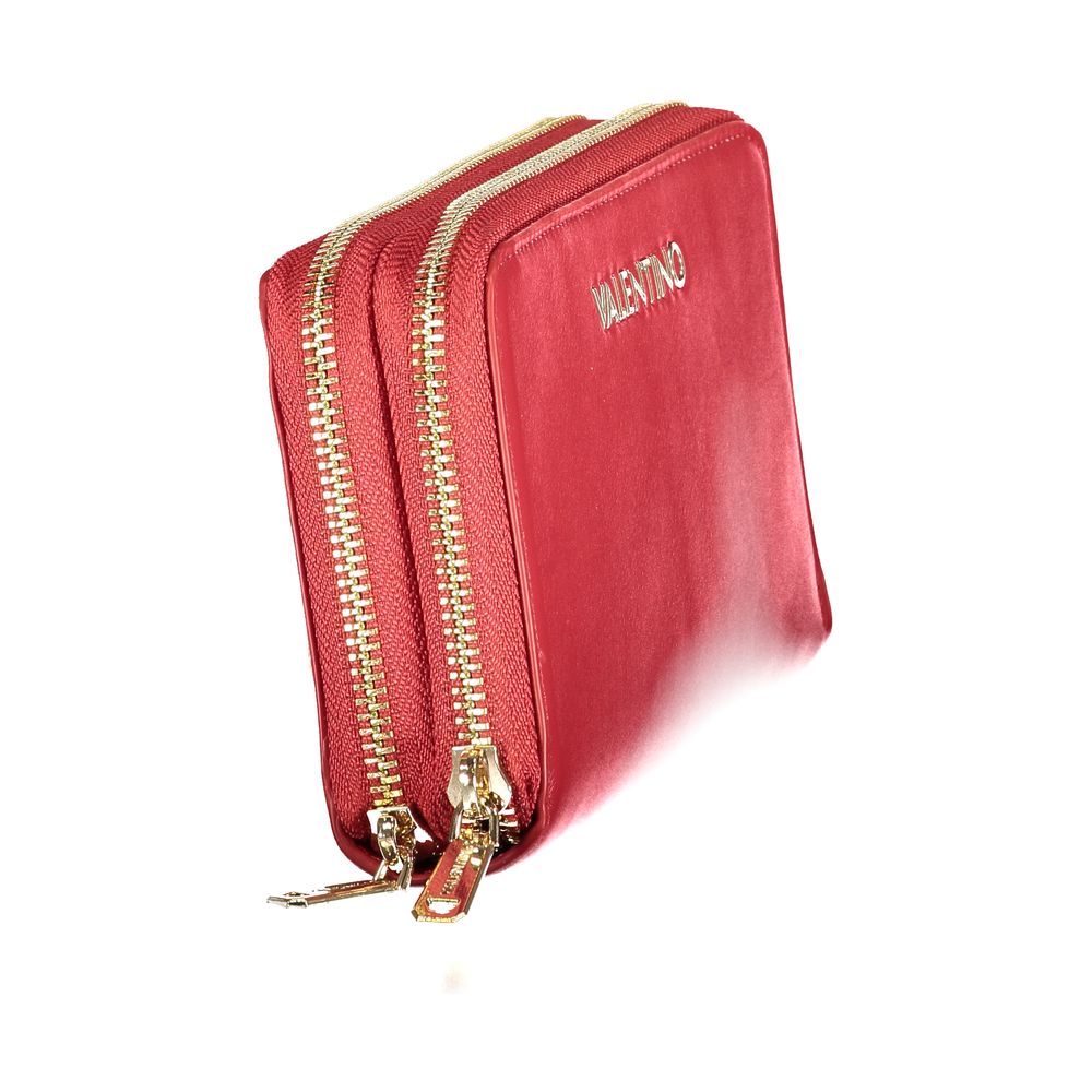 Mario Valentino Rosso Polyurethane Donna Wallet