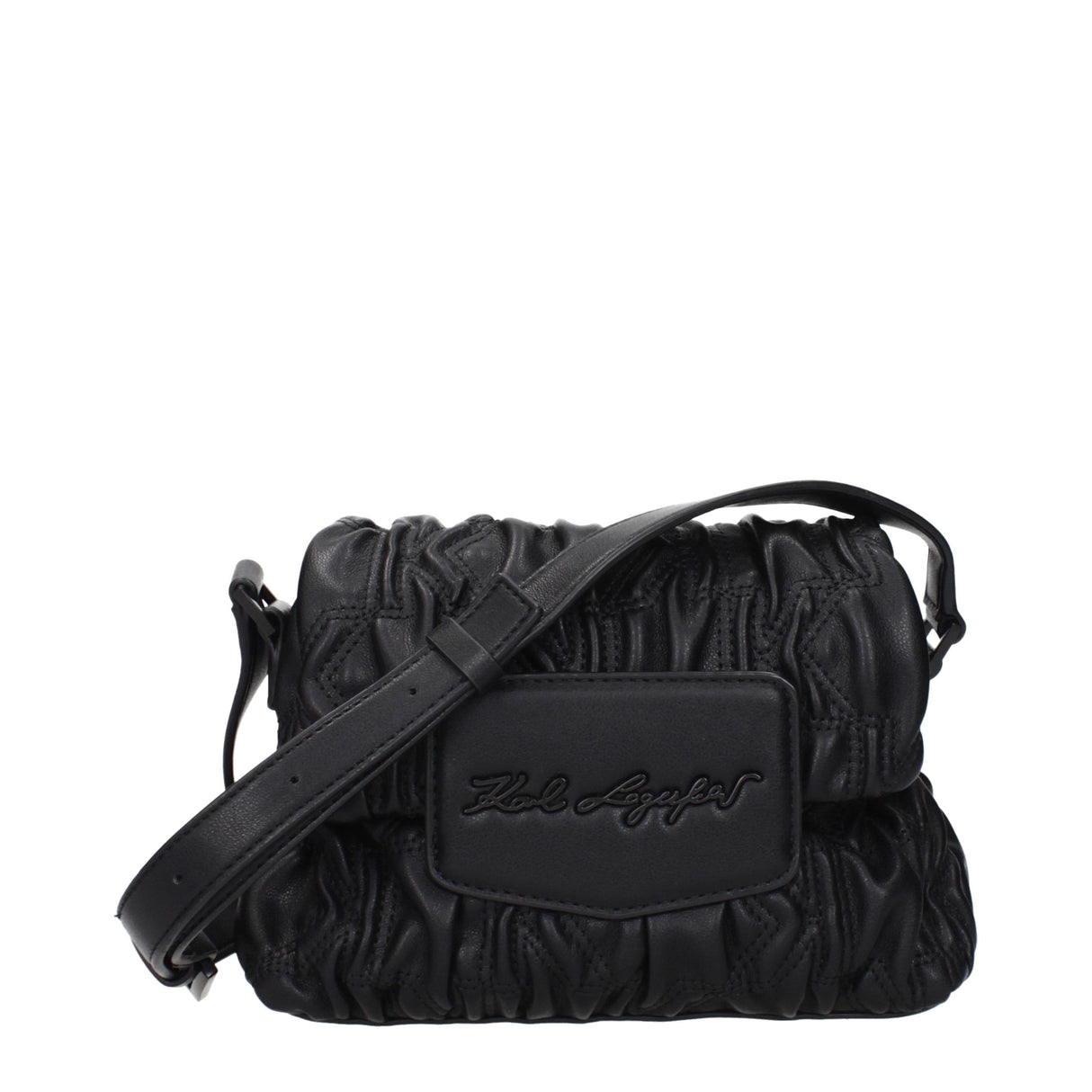 Karl Lagerfeld Black Polyester Crossbody Bag