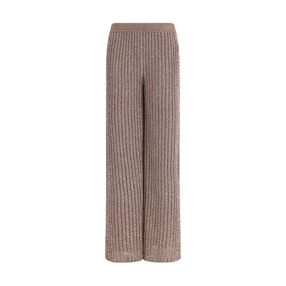 Missoni Brown Viscose Casual Pants