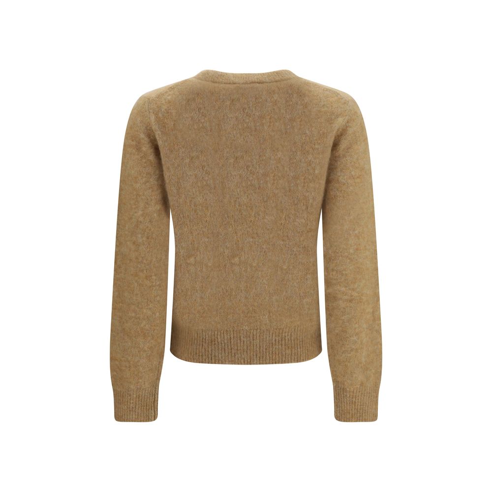 Ganni Beige Alpaca Vicugna Pacos Sweatshirt