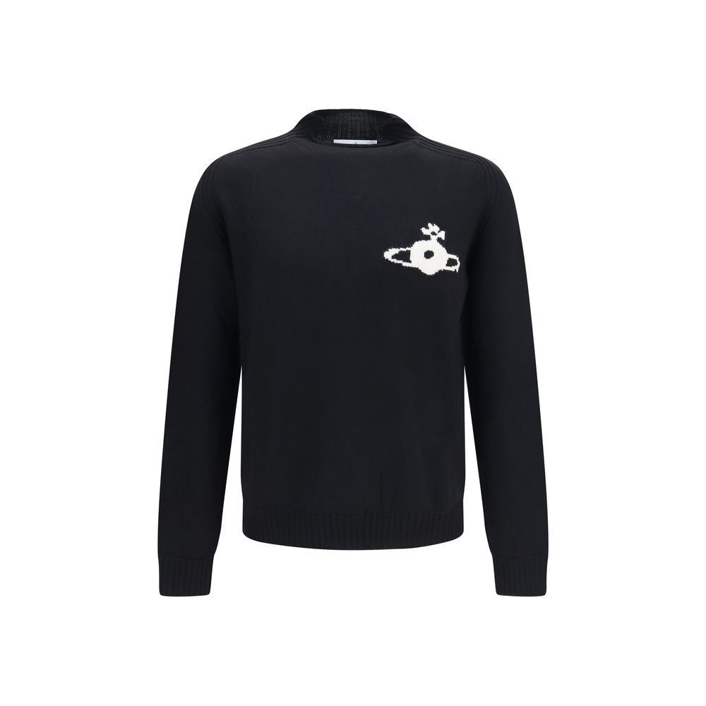 Vivienne Westwood Black Wool Oves Aries Sweatshirt
