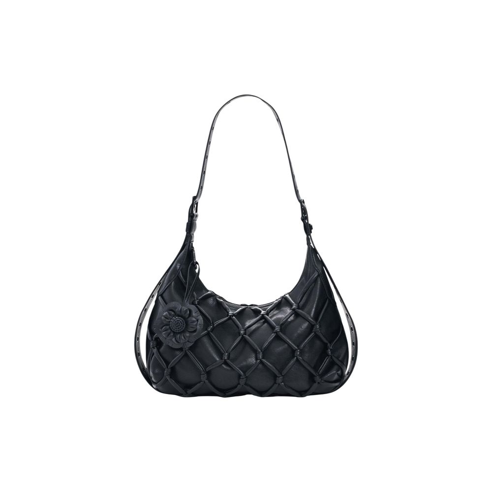 Desigual Black Cotton Handbag