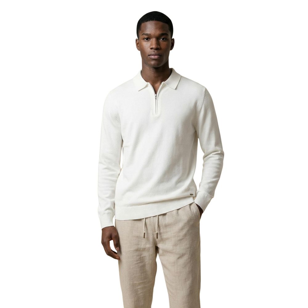 Gianni Lupo White Viscose Sweatshirt