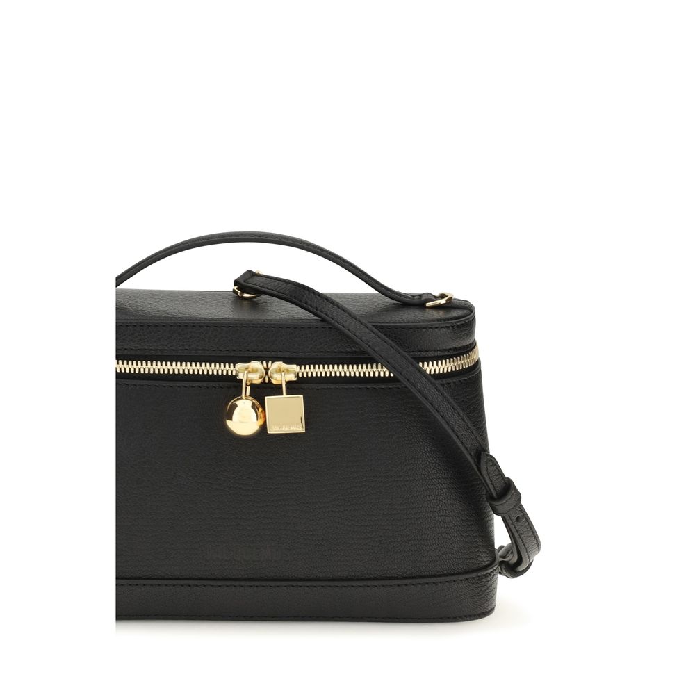 Jacquemus Black Calf Leather Bos Taurus Handbag