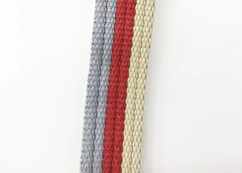 Striped Dog Leash with Safety Rope and Traction Line