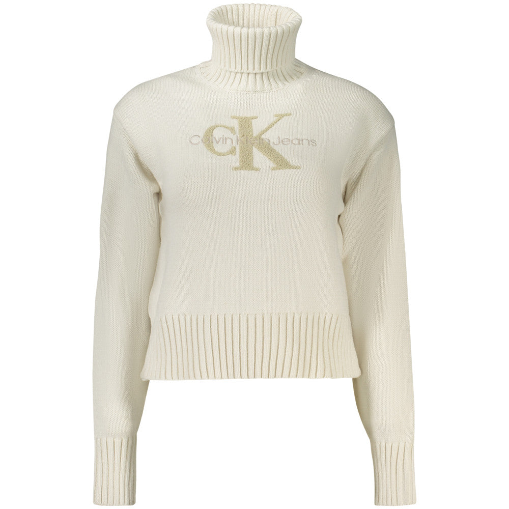 Calvin Klein Turtleneck Sweater White - Women's