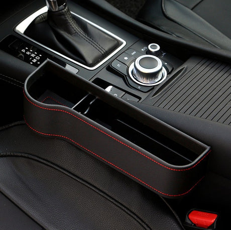 Car Seat Gap Storage Box with Cup Holder and Organizer