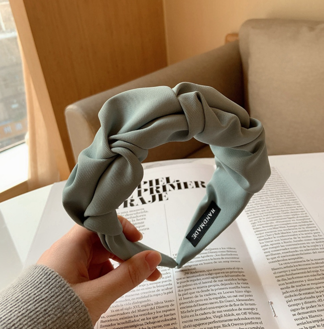 Wide Edge Cloth Hair Band for Women - Retro Style Accessory