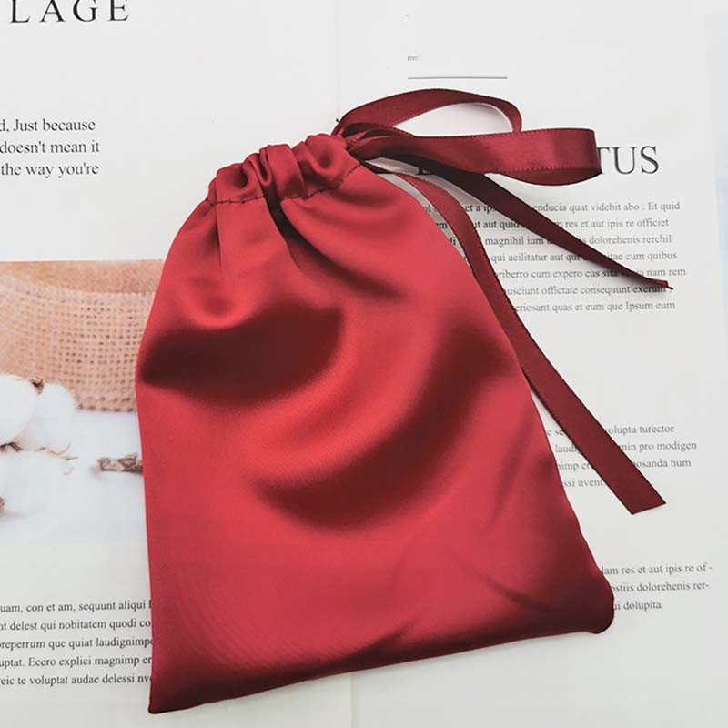Silk Drawstring Storage Bag – Travel Organizer Pouch