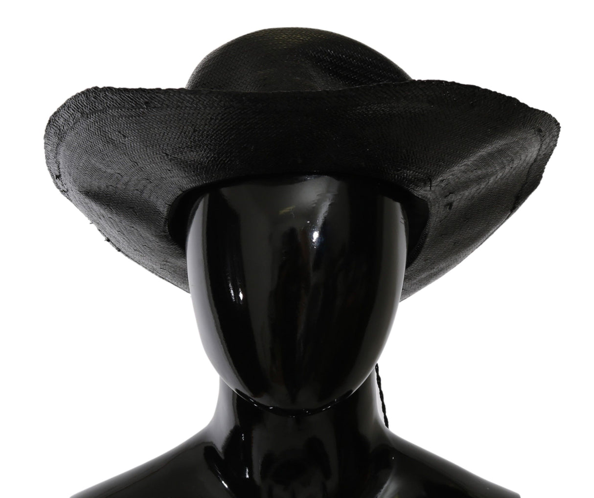 Costume National Black Wide Brim Cowboy Solid Hat