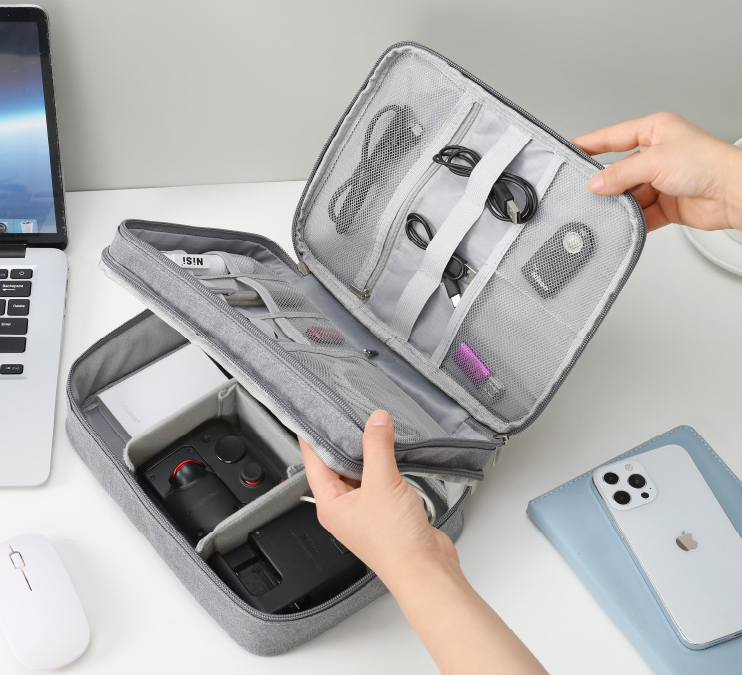 Portable USB Gadget Organizer and Storage Pouch Case