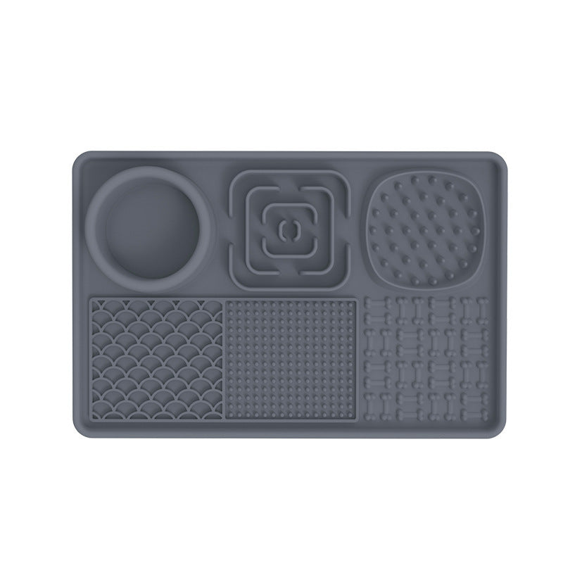 Silicone Pet Feeding Mat and Slow Feed Pad