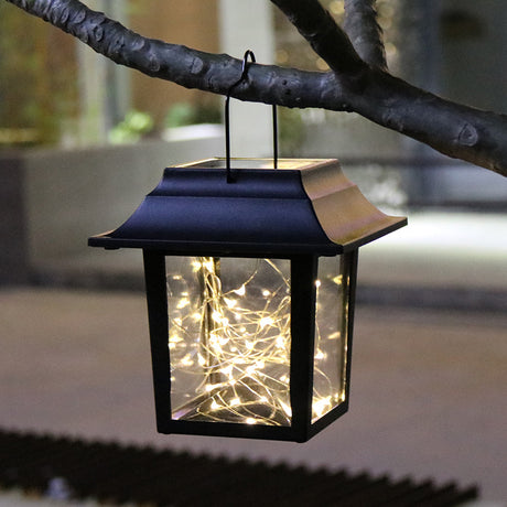 Outdoor LED Solar Starry Sky Lantern for Garden Decor