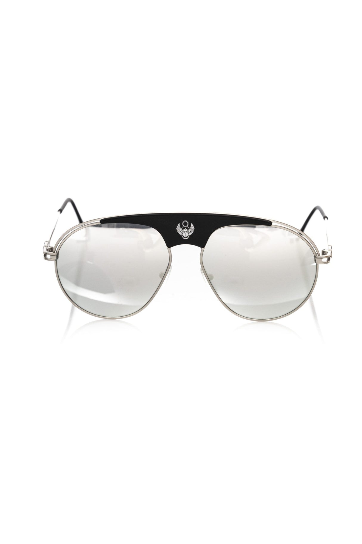 Frankie Morello Multicolor Metallic Fibre Men Sunglass