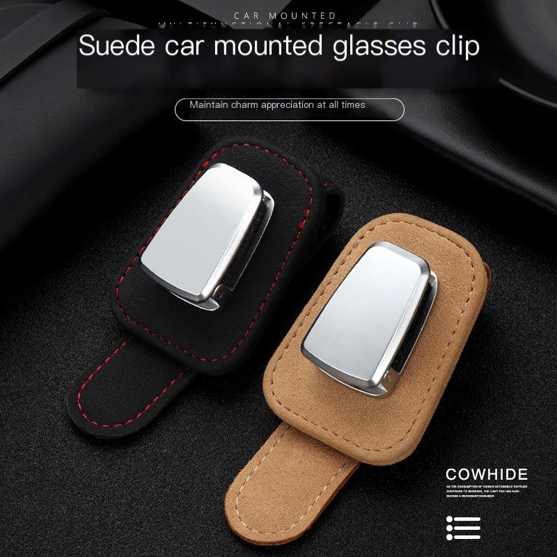 Multifunctional Car Sunglasses Holder & Case Organizer