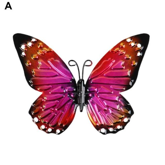Metal Butterfly Sculpture for Outdoor Garden Decor