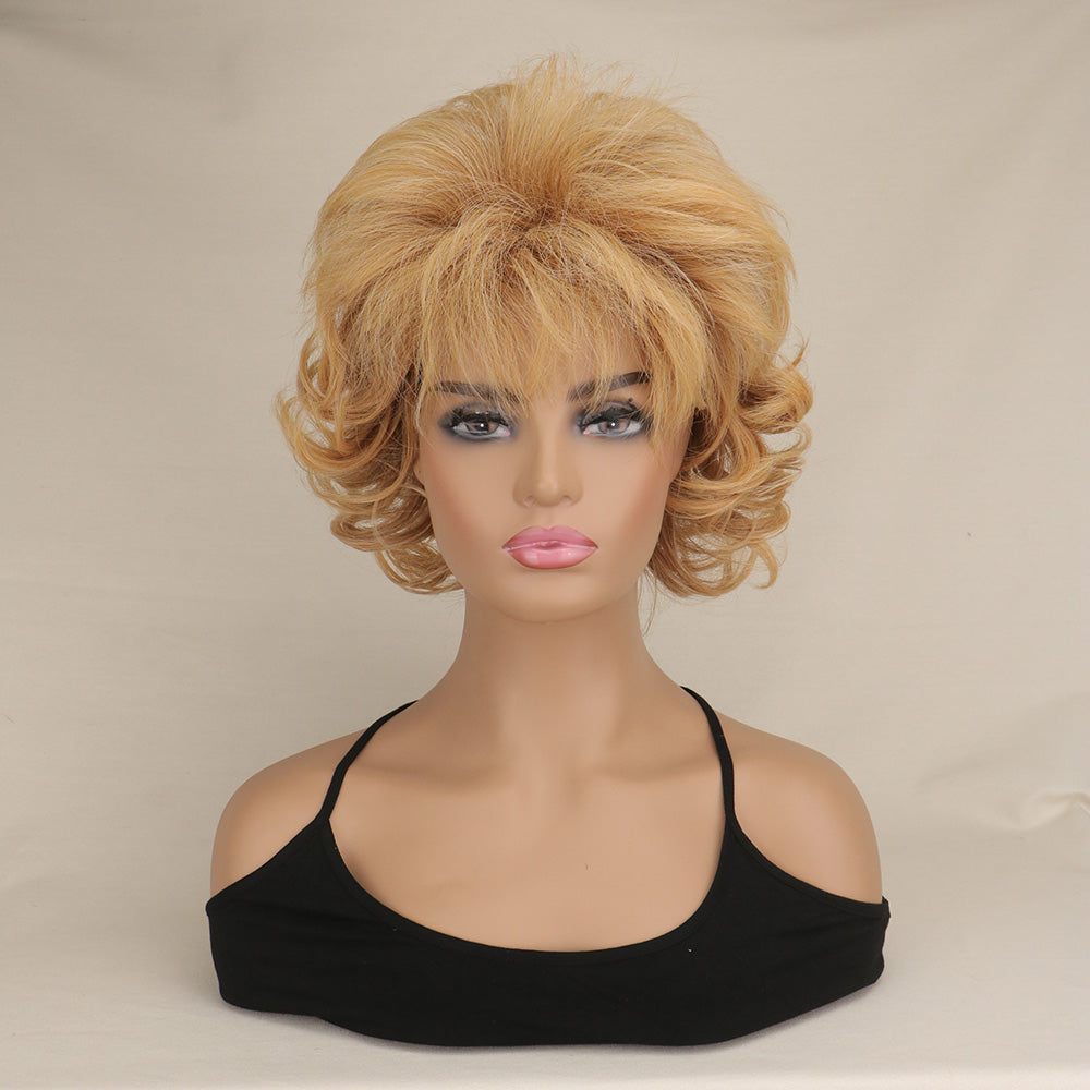 High-Quality Synthetic Short Curly Wig for Everyday Use