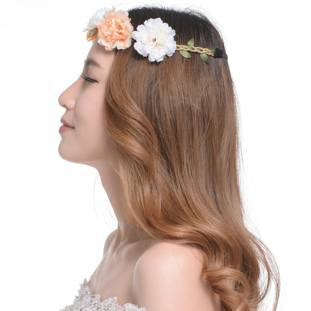 Bridal Floral Crown and Hair Accessory