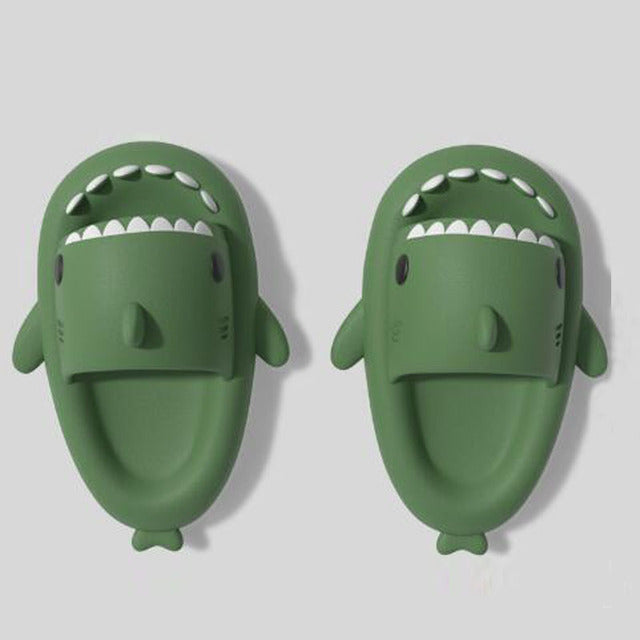 Cartoon Shark Summer Slippers for Kids and Toddlers