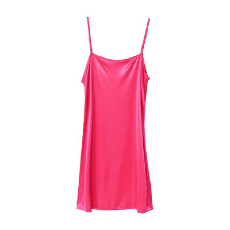 Thin Shoulder Strap Spring & Summer Dress Slip Petticoat