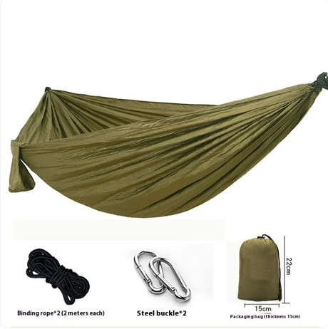 Outdoor Double Camping Hammock - 210T Parachute Nylon