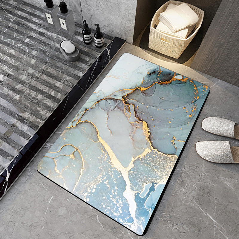 Bathroom Silicone Diatomaceous Water Absorbent Mat