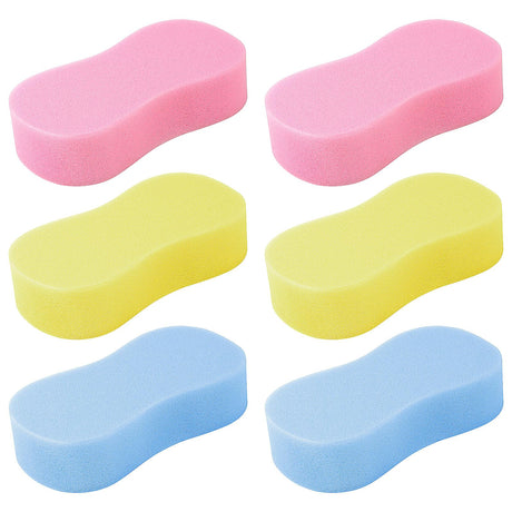 REGUICORP Car Wash Sponge 6PCS Car Sponge Measuring 8.7 x 4.3 x 2.4 Inches Specialized for Cleaning Large Sponge are Suitable for Kitchen Bathroom Living Room Garage Etc