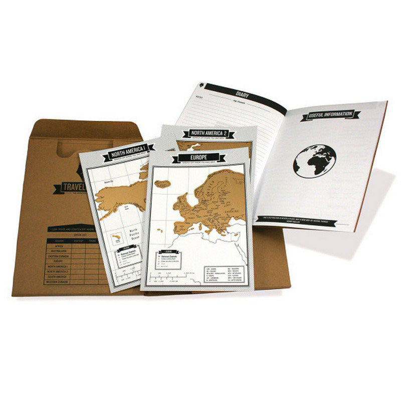 Travel Journal, World Notebook, Travel Book