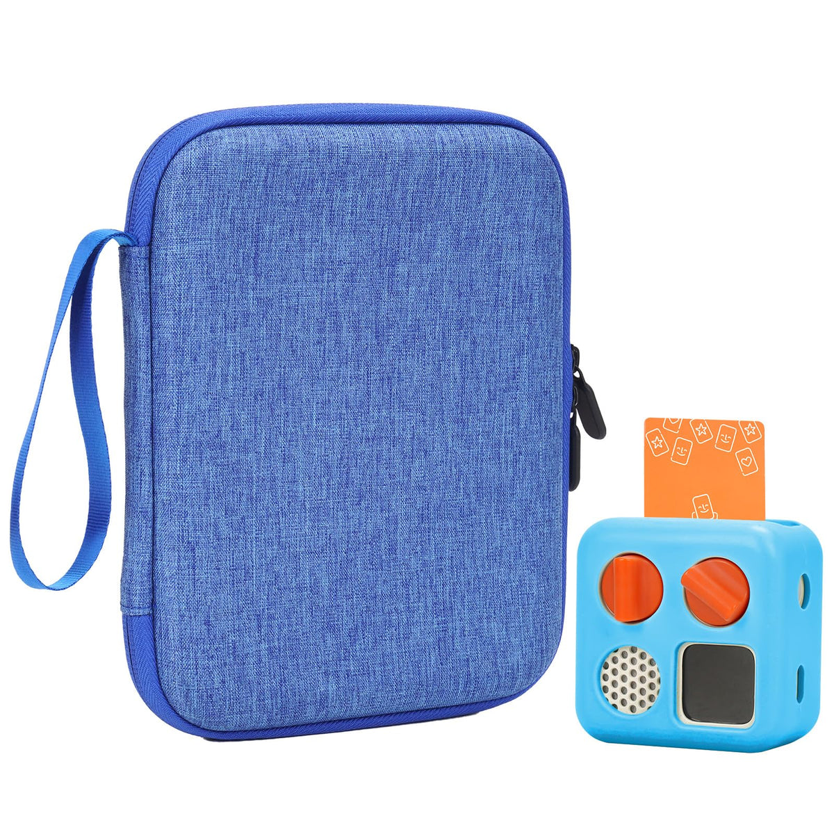 Card Case for Yoto Cards – Kids Accessory Soft Portable Folder with Zipper & 96 Pockets Player & Mini Audiobook Cards Card Binder Holder with Yoto Mini Silicone Case for Travel (Green)