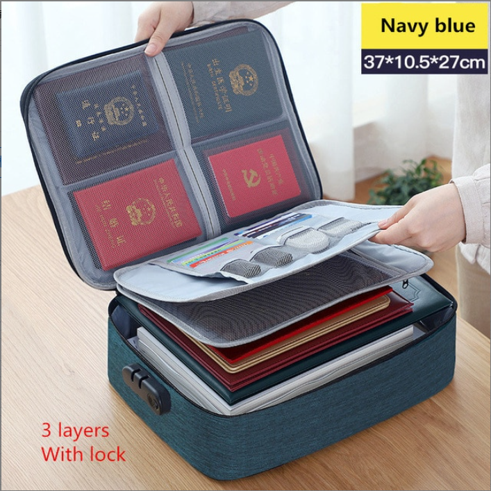 File Storage Bag for Desk and Travel Organizer