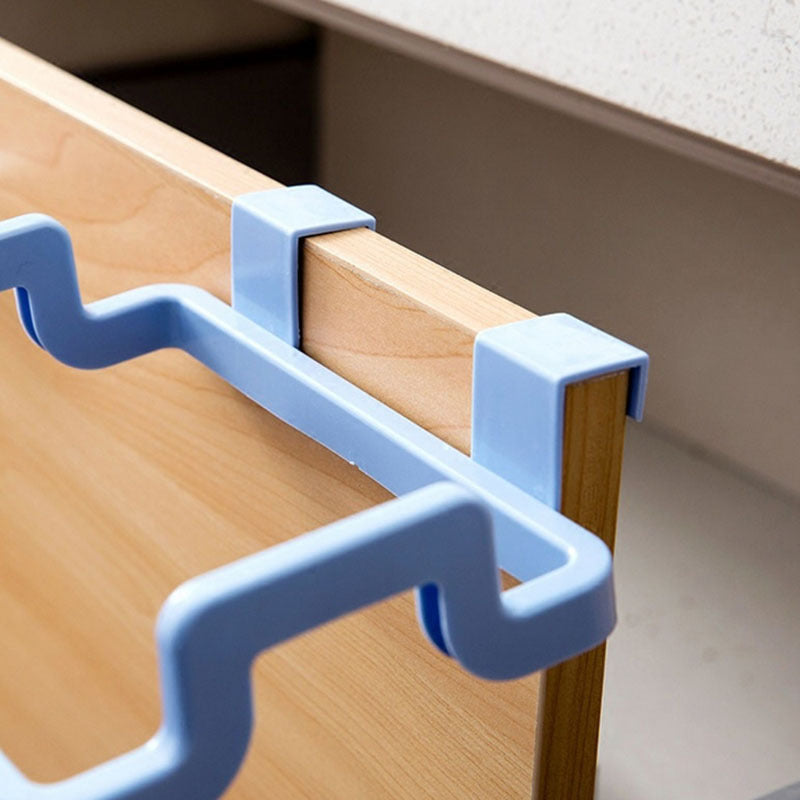 Hangable Kitchen Cabinet Door Trash Bag Organizer