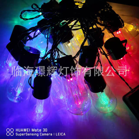 Transparent LED String Lights - Vintage Solar Garden Decor