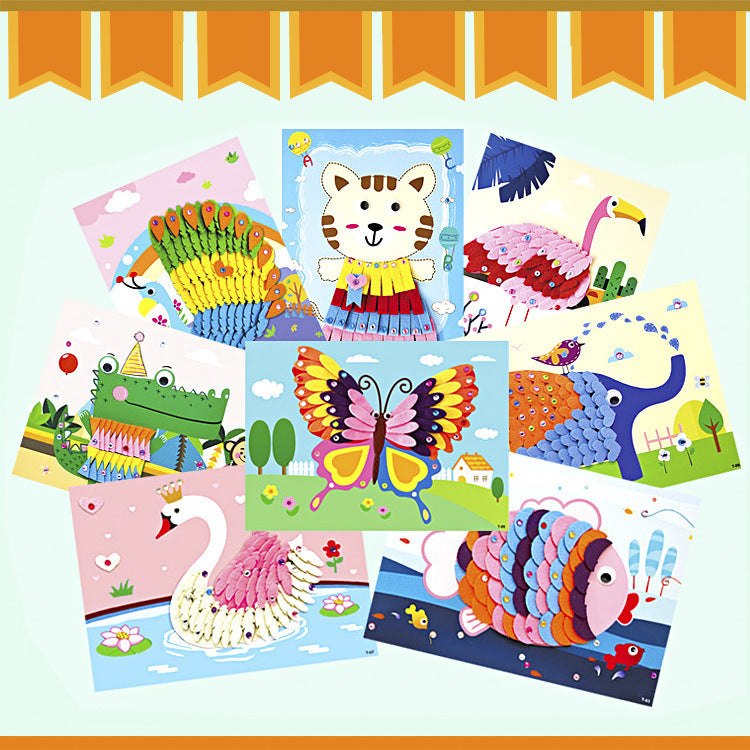 3D Stickers for Kids DIY Craft Educational Toy