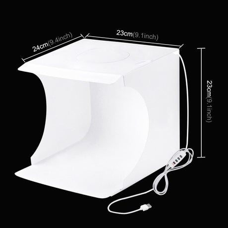 LED Ring Photo Studio Portable Lighting Kit (3 Colors)