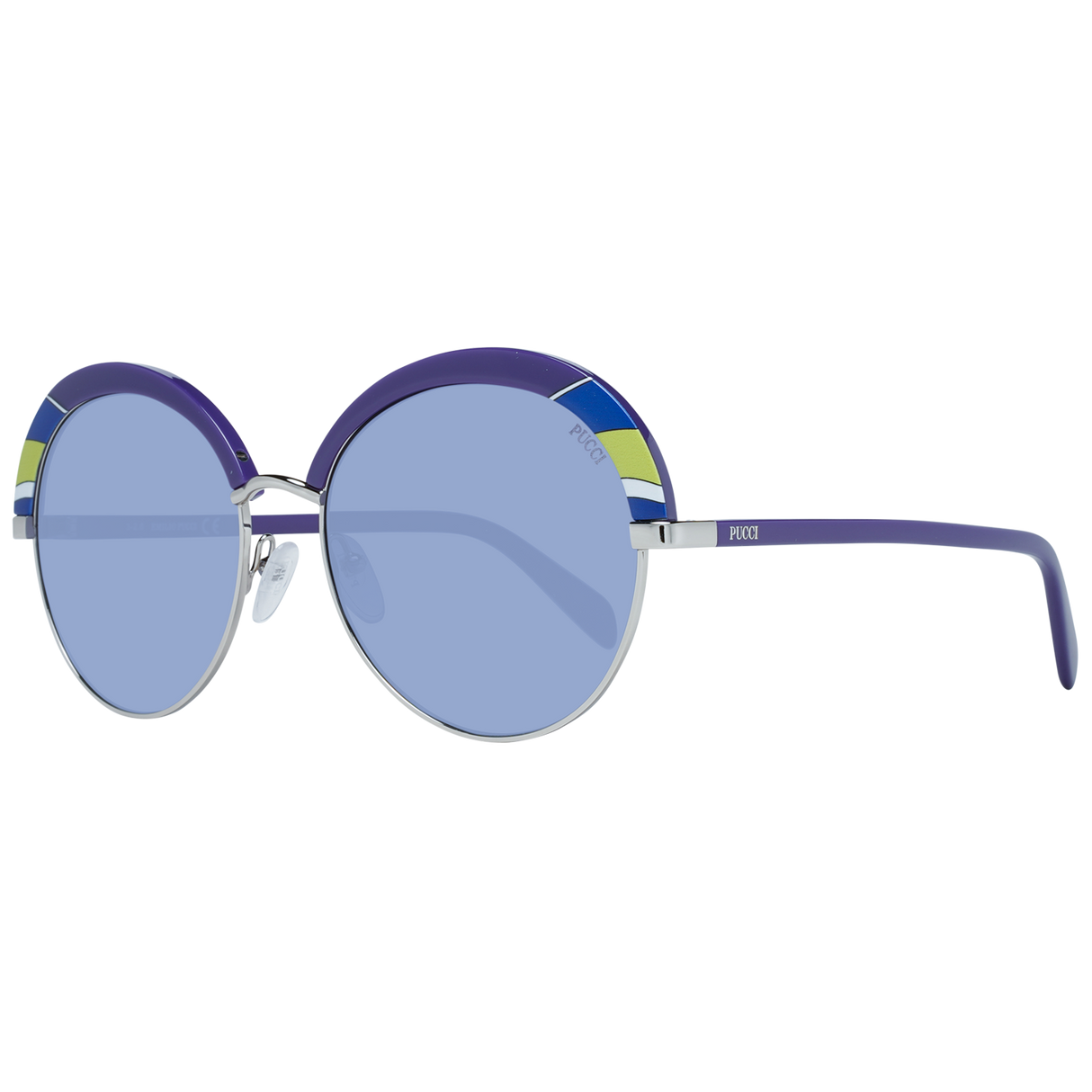 Emilio Pucci Purple Metal Sunglasses