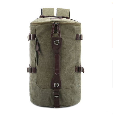 Canvas Backpack for Travel and Hiking - Multi-Function