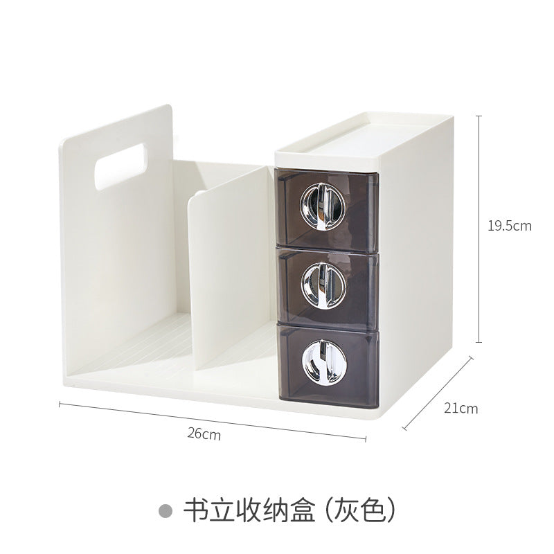 Elegant Desktop Bookshelf Organizer for Office & Students
