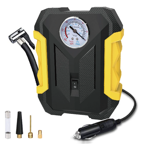 Portable Car Air Pump with LED and Digital Display
