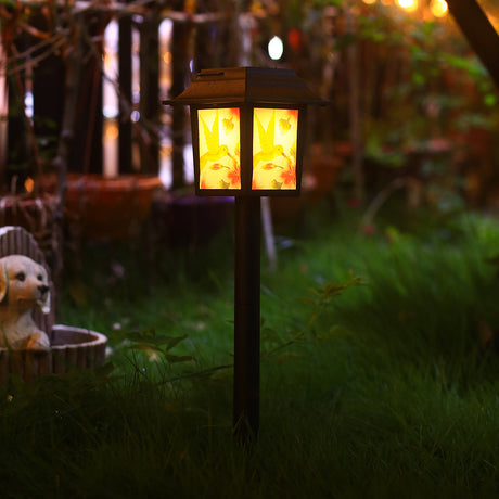 Outdoor LED Solar Starry Sky Lantern for Garden Decor