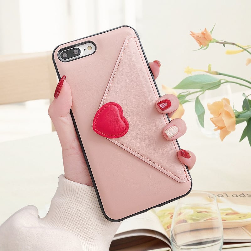 Love Envelope Card Holder Phone Case