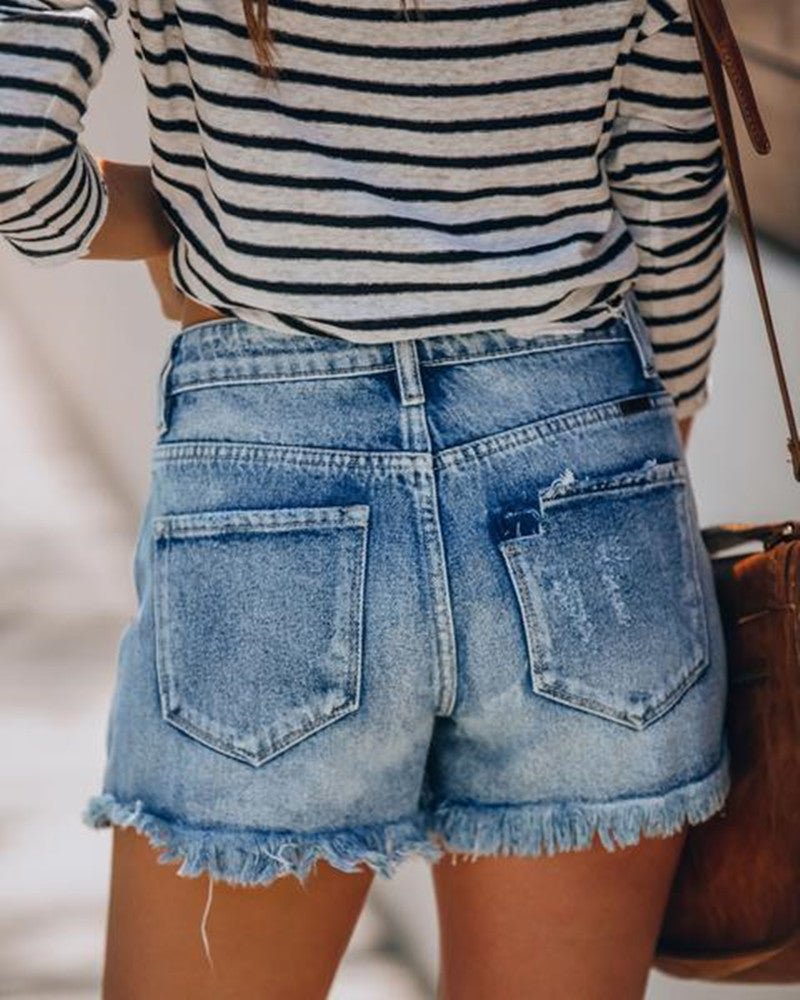 Women's Casual Stretch Denim Shorts and Pants