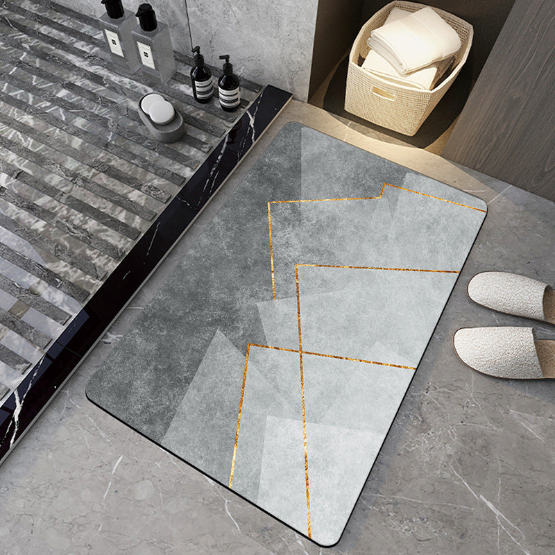 Bathroom Silicone Diatomaceous Water Absorbent Mat