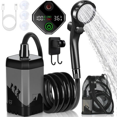 Rechargeable Portable Camping Shower