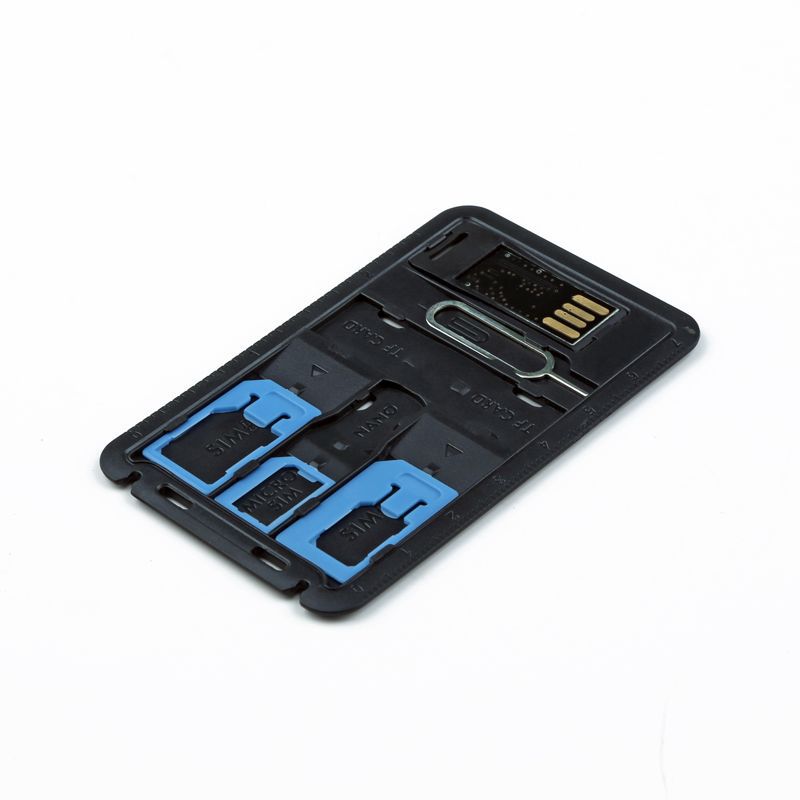 Multi-Function SIM and SD Card Storage Organizer